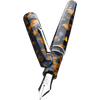 Leonardo Momento Zero Grande 2.0 Fountain Pen - Crepuscolo Marino - Chrome Trim - 8 Steel Nib - Pen Boutique Ltd