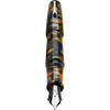 Leonardo Momento Zero Grande 2.0 Fountain Pen - Crepuscolo Marino - Chrome Trim - 8 Steel Nib - Pen Boutique Ltd