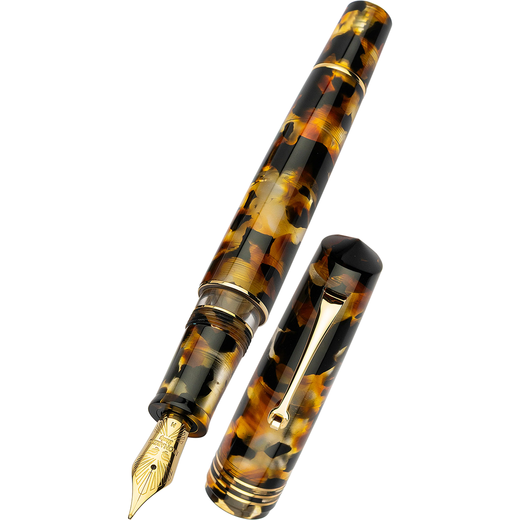 Leonardo Momento Zero Grande 2.0 Fountain Pen - Sottobosco - Gold Trim (Limited Edition)-Pen Boutique Ltd