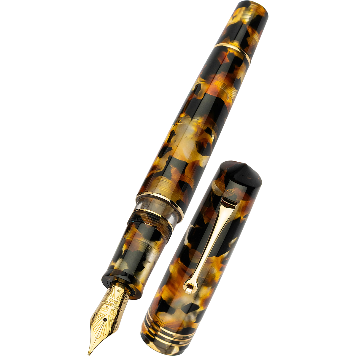 Leonardo Momento Zero Grande 2.0 Fountain Pen - Sottobosco - Gold Trim (Limited Edition)-Pen Boutique Ltd