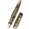 Leonardo Momento Zero Grande 2.0 Fountain Pen - The Power of Flower - Cosmos Chocolate Flower - Rose Gold Trim (Limited Edition) - Pen Boutique Ltd