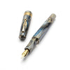 Leonardo Momento Zero Grande 2.0 Fountain Pen - The Power of Flower - Orchidea Blue - Gold Trim (Limited Edition) - Pen Boutique Ltd