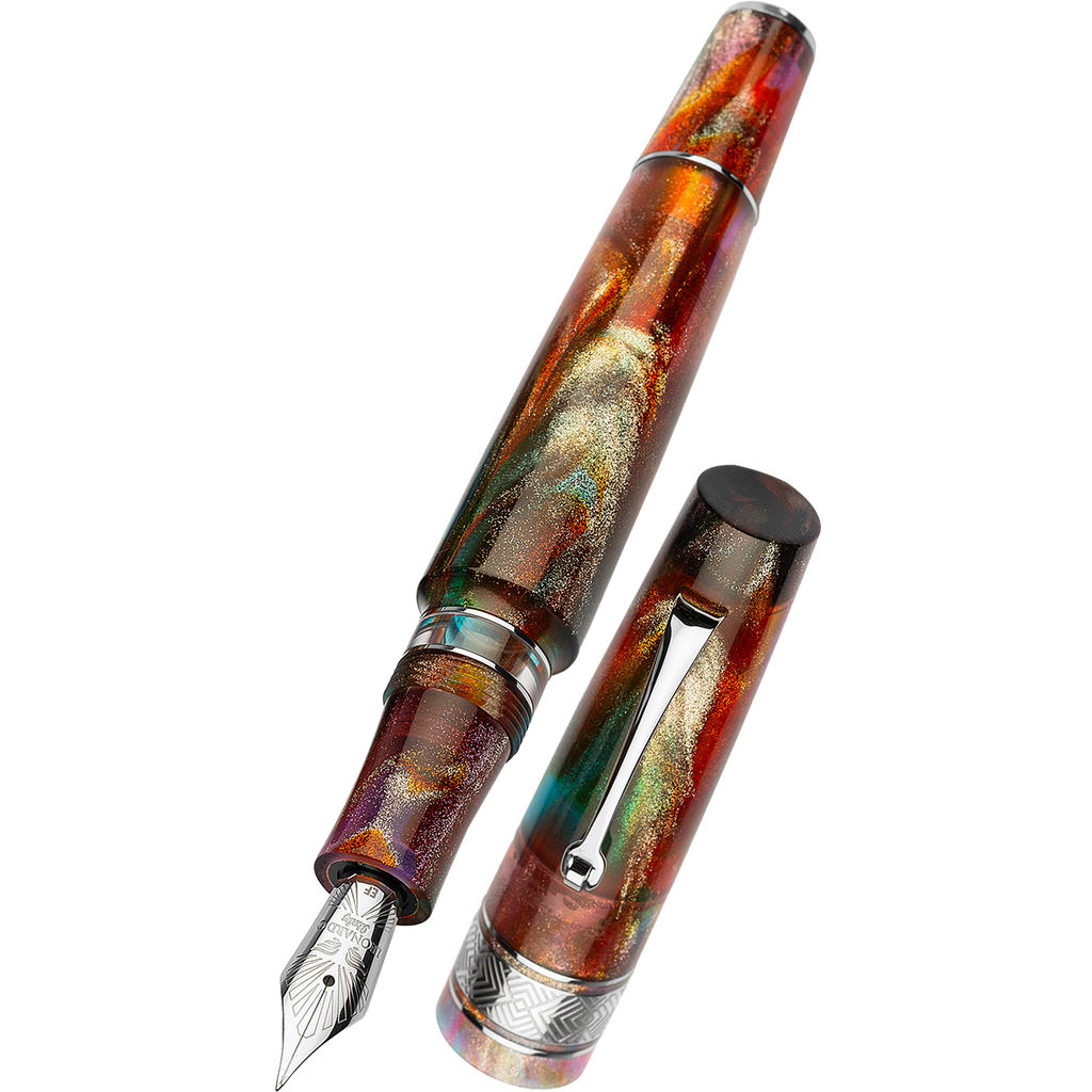 Leonardo Supernova Fountain Pen - Primary Manipulation 5 - Silver Trim (Limited Edition) - Pen Boutique Ltd