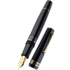 Leonardo Momento Magico Fountain Pen - Black Glossy - Steel Nib-Pen Boutique Ltd