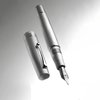 Leonardo Momento Zero Fountain Pen - Alumina - Aluminium Trim (Limited Edition) - Pen Boutique Ltd