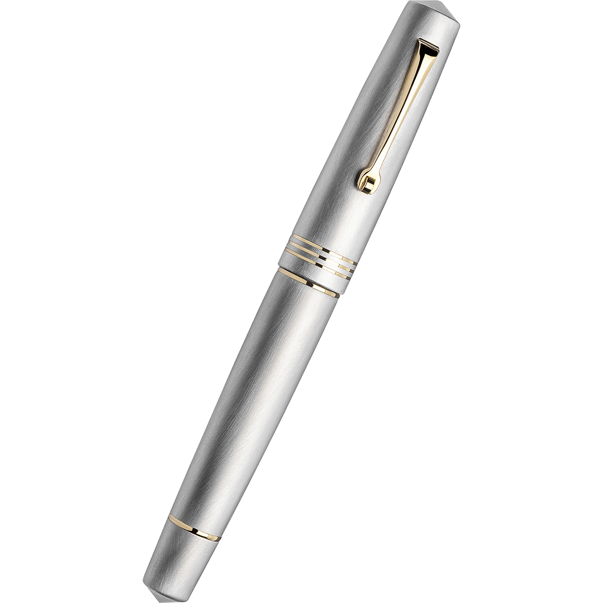Leonardo Momento Zero Fountain Pen - Alumina - Gold Trim (Limited Edition) - Pen Boutique Ltd