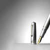 Leonardo Momento Zero Fountain Pen - Alumina - Gold Trim (Limited Edition) - Pen Boutique Ltd
