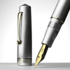 Leonardo Momento Zero Fountain Pen - Alumina - Gold Trim (Limited Edition) - Pen Boutique Ltd