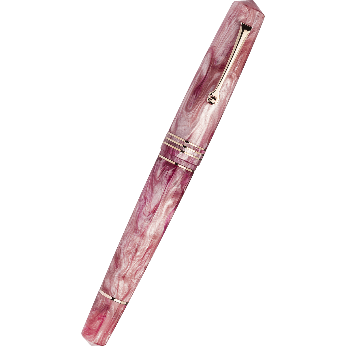Leonardo Momento Zero Grande 2.0 Fountain Pen - The Power of Flower - Sakura - Rose Gold Trim (Limited Edition) - Pen Boutique Ltd