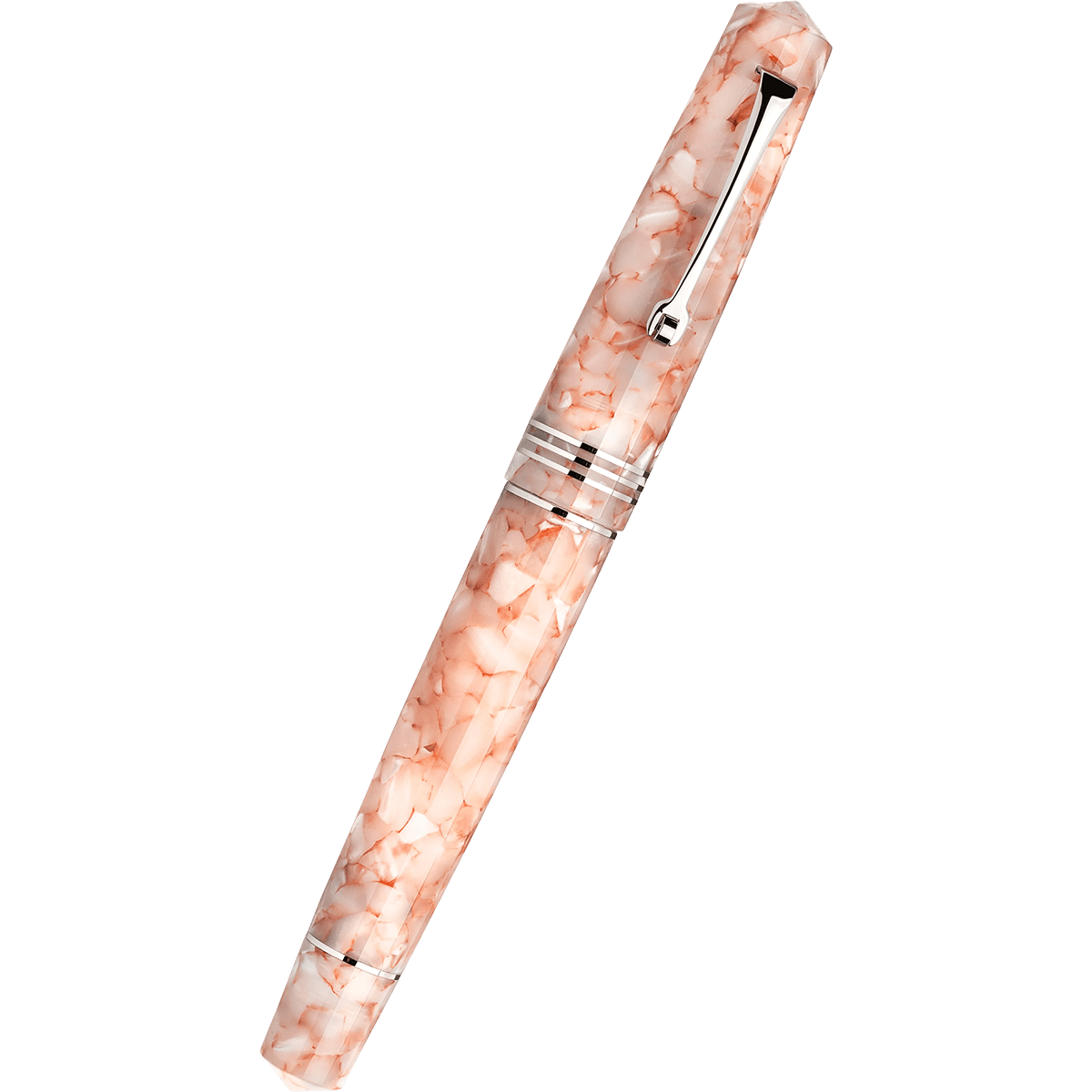 Leonardo Momento Zero Rollerball Pen - Angel Skin - Silver Trim - Pen Boutique Ltd