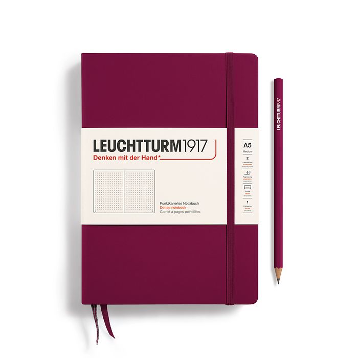 Leuchtturm 1917 Hardcover Notebook - A5 - Dotted - Pen Boutique Ltd