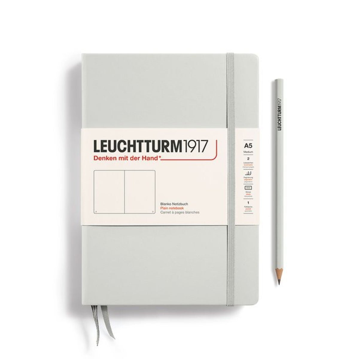 Leuchtturm 1917 Hardcover Notebook - A5 - Plain - Pen Boutique Ltd