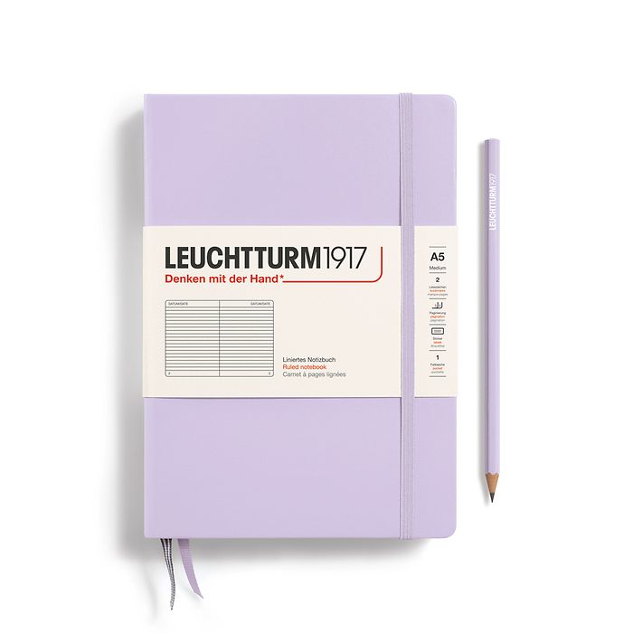Leuchtturm 1917 Hardcover Notebook - A5 - Ruled - Pen Boutique Ltd
