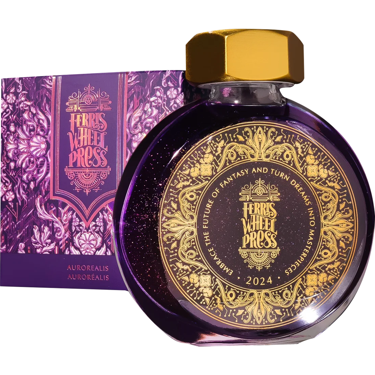 Ferris Wheel Press Ink Bottle - Aurorealis (2024 Limited Edition) - 38ml - Pen Boutique Ltd