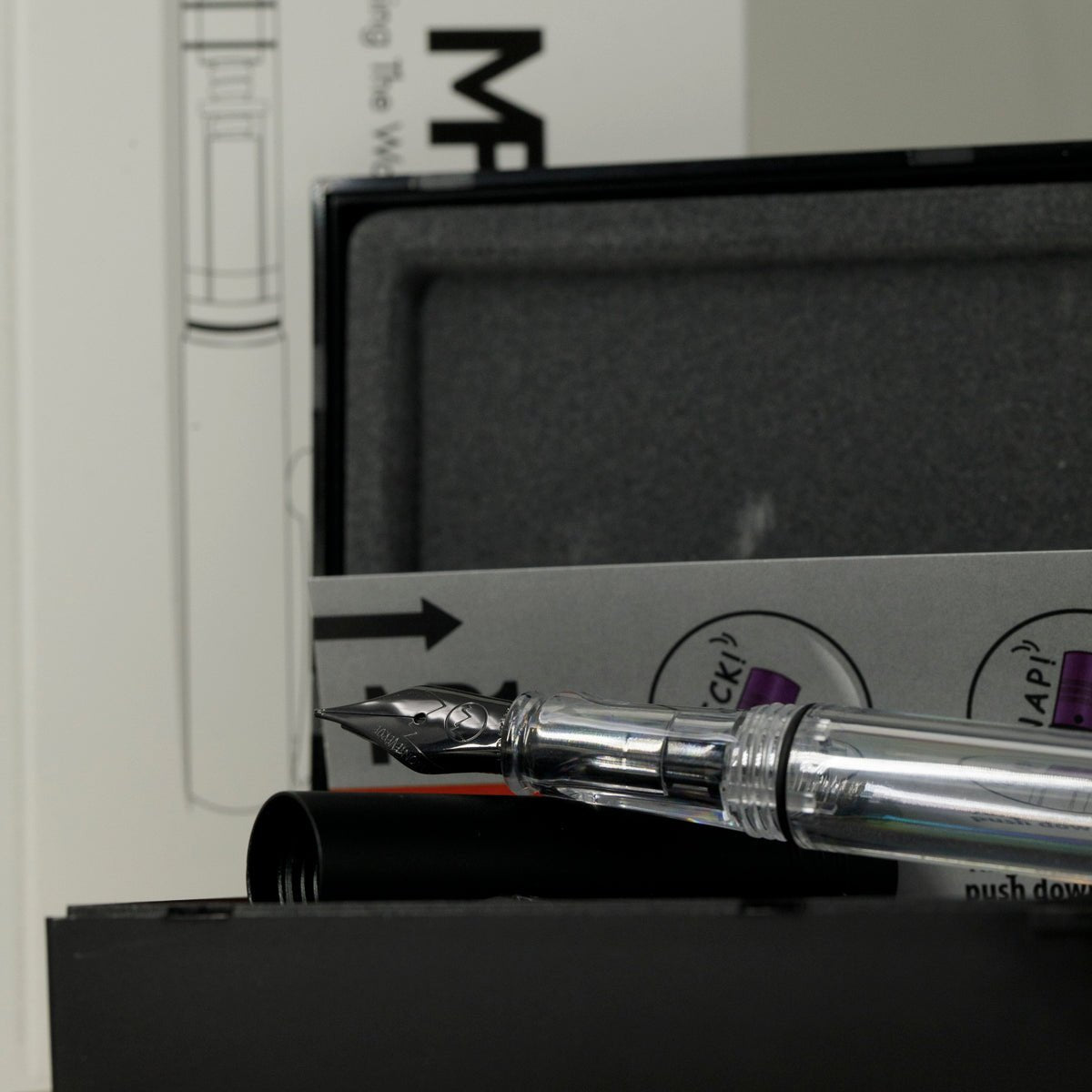Monteverde MP1 Fountain Pen - Black Noir - Pen Boutique Ltd