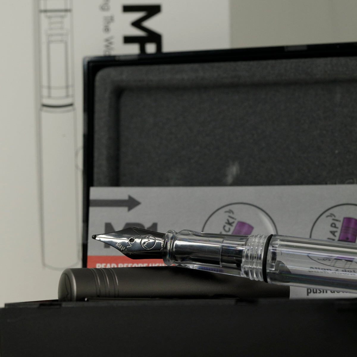 Monteverde MP1 Fountain Pen - Coal Grey - Pen Boutique Ltd