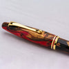 Maiora Ultra Ogiva Fountain Pen - Golden Rule - Gold Trim - 14K Gold Nib - Pen Boutique Ltd
