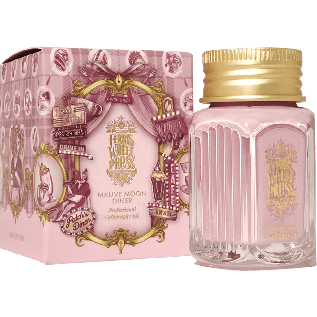 Ferris Wheel Press Calligraphy Ink Bottle - Mauve Moon Diner - 28ml - Pen Boutique Ltd
