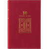 Midori 10 Years Gate Diary - Dark Red - Pen Boutique Ltd