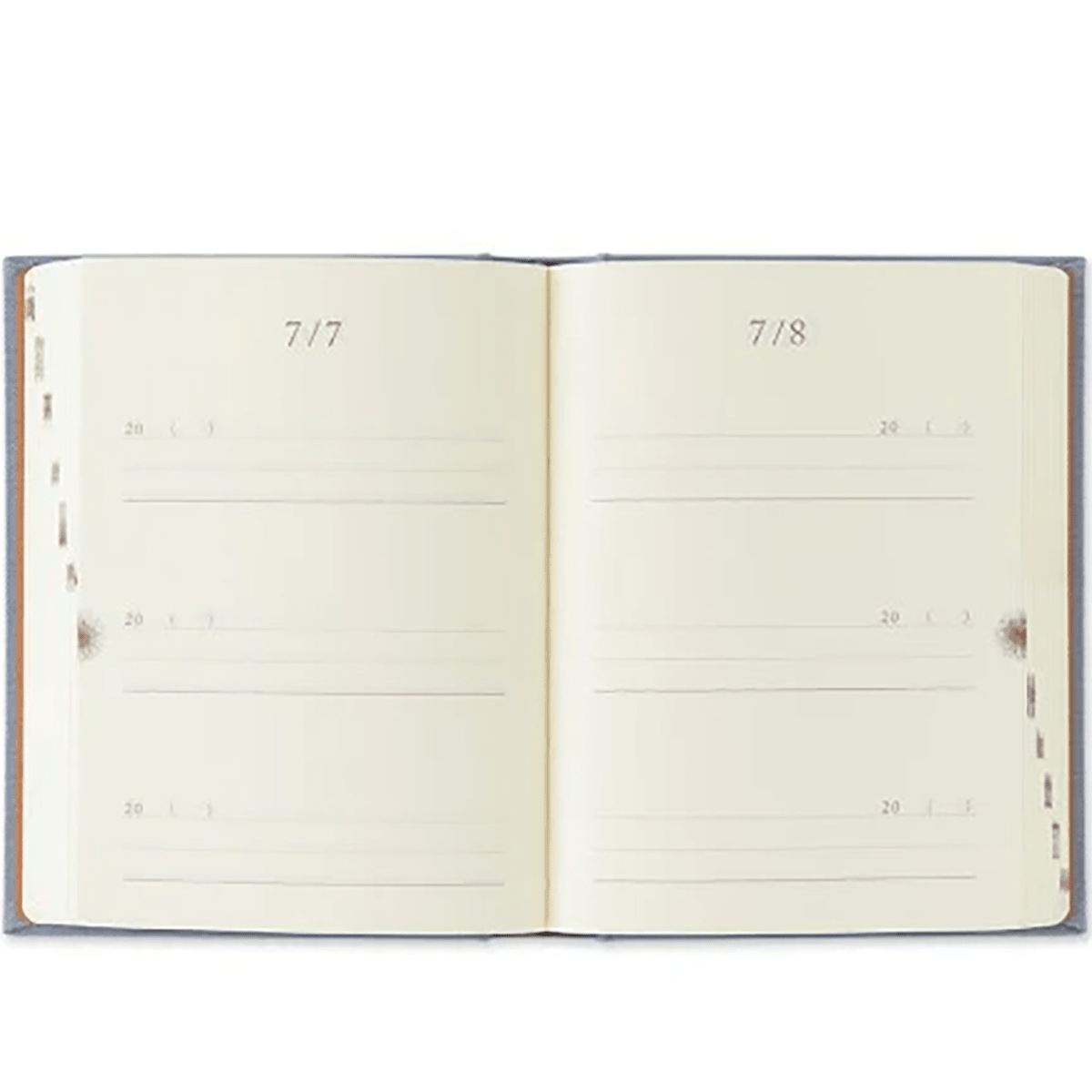 Midori 3 Years Gate Diary - Blue - Purple - Mini - Pen Boutique Ltd