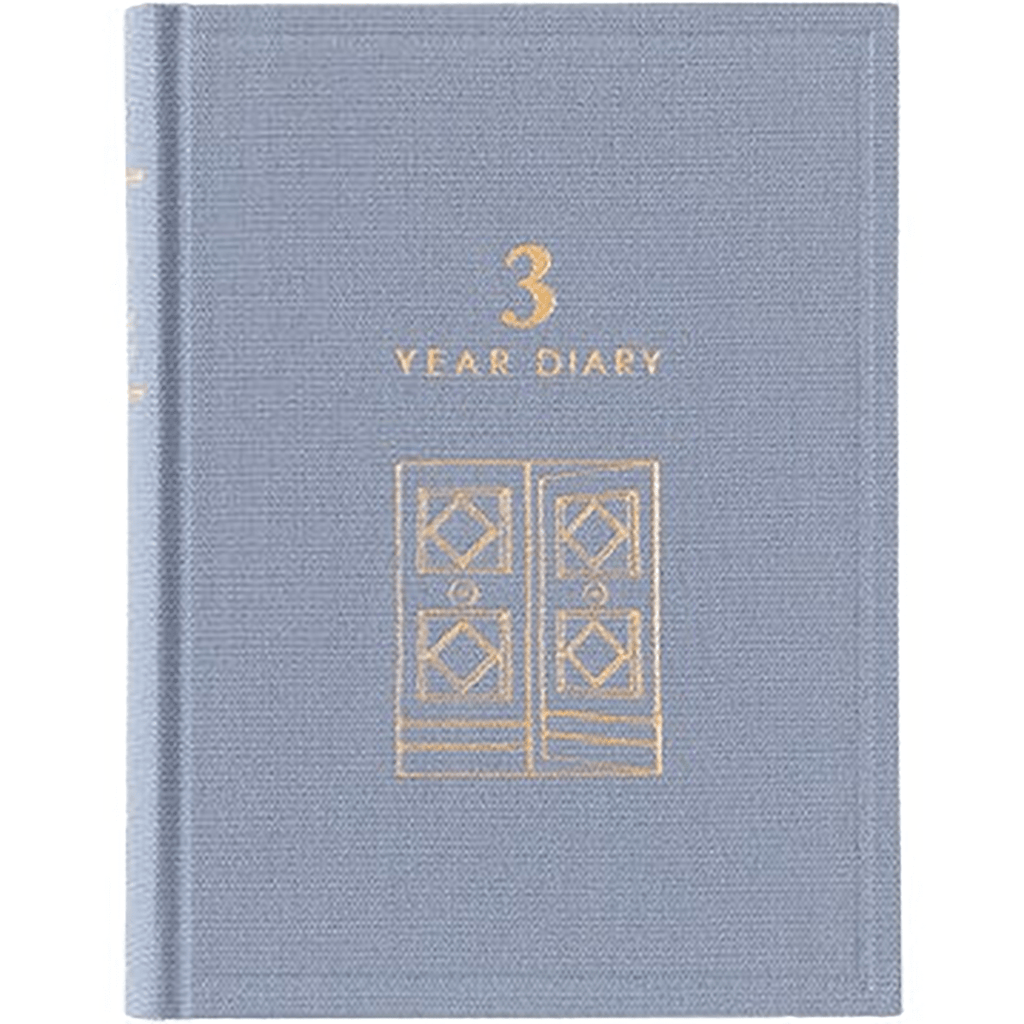 Midori 3 Years Gate Diary - Blue - Purple - Mini - Pen Boutique Ltd