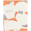 Midori Easy & Cozy Letter Pad - Kimagure Cat - Pen Boutique Ltd