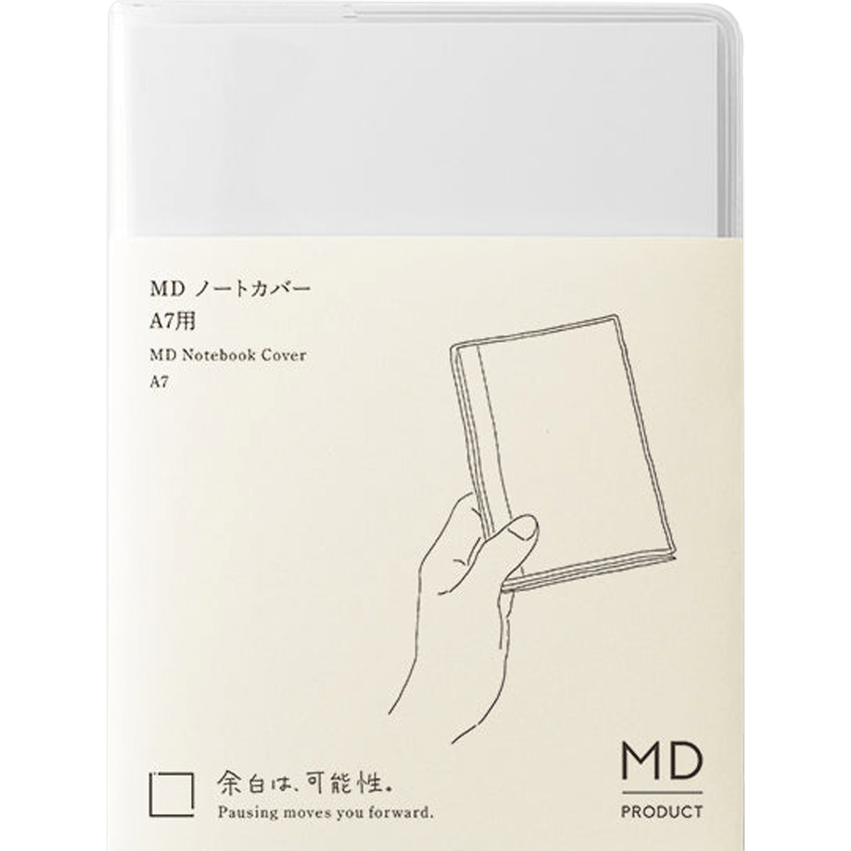 Midori MD Notebook Cover - Clear - A7 - Pen Boutique Ltd