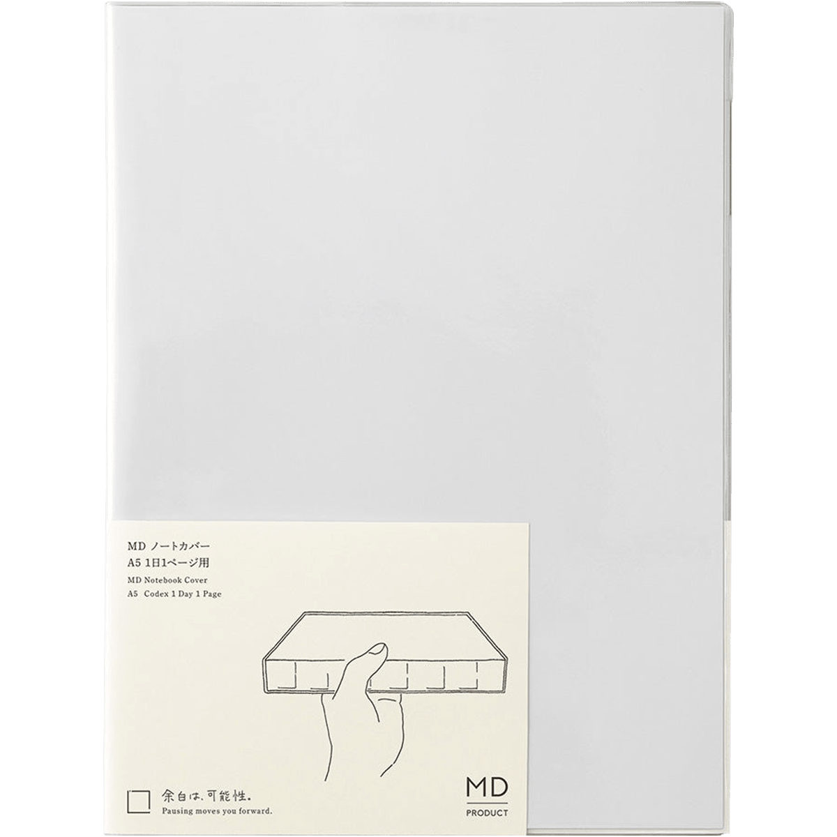 Midori MD Notebook Cover - Codex 1 Day/Page Clear - A5 - Pen Boutique Ltd