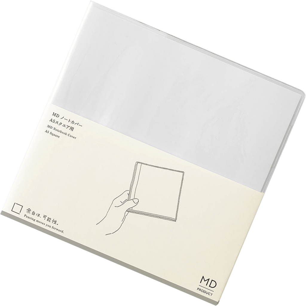 Midori MD Notebook Cover - Square Clear - A5 - Pen Boutique Ltd