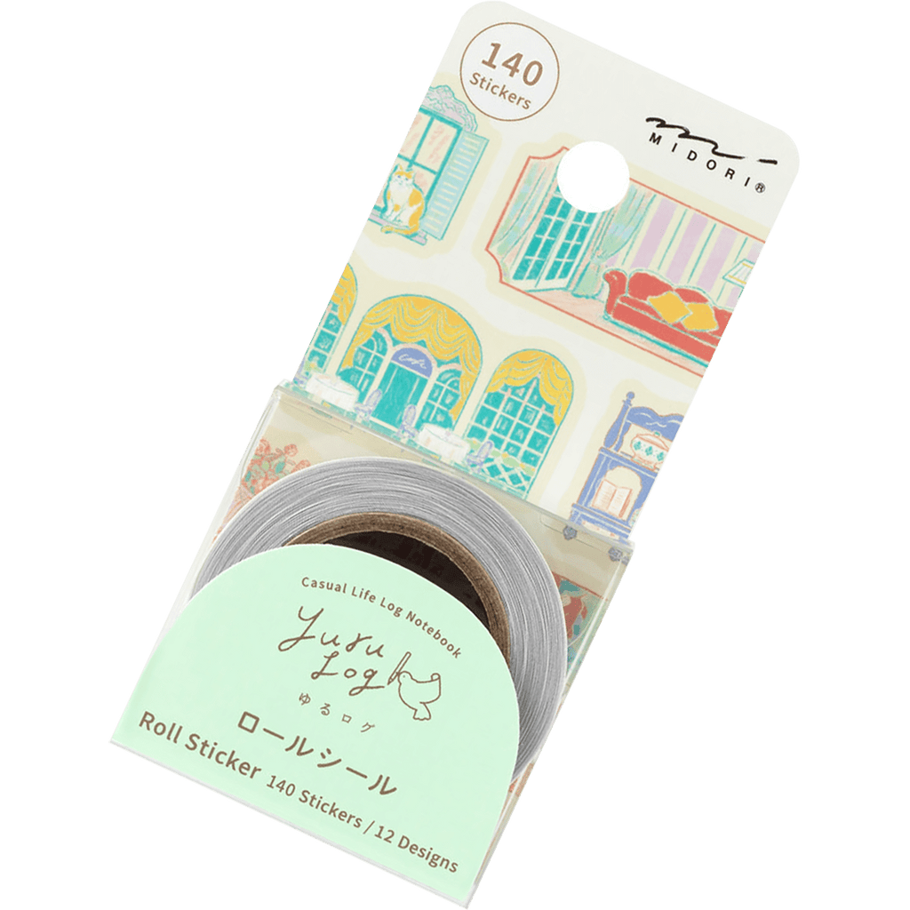 Midori Roll Sticker - Yuru Log Window Views - Pen Boutique Ltd