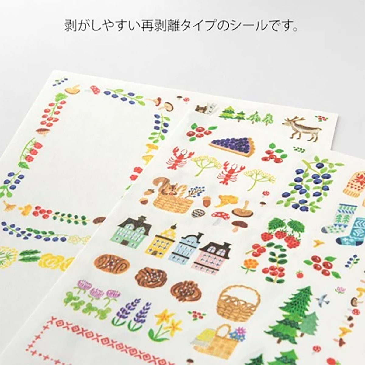 Midori Sticker Sheet - Yuru Log Feeling-Pen Boutique Ltd