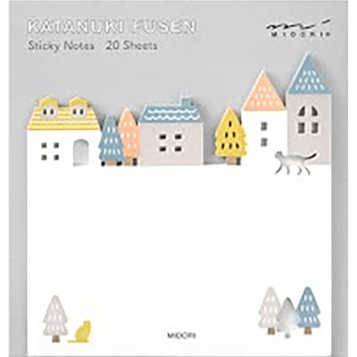 Midori Sticky Notes - Die - Cutting Town - Pen Boutique Ltd