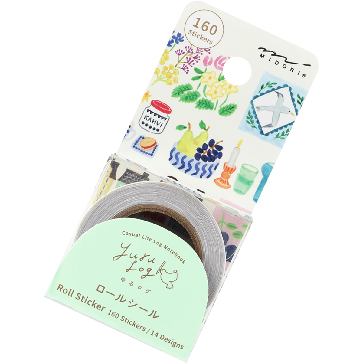 Midori Roll Sticker - Yuru Log Stamps