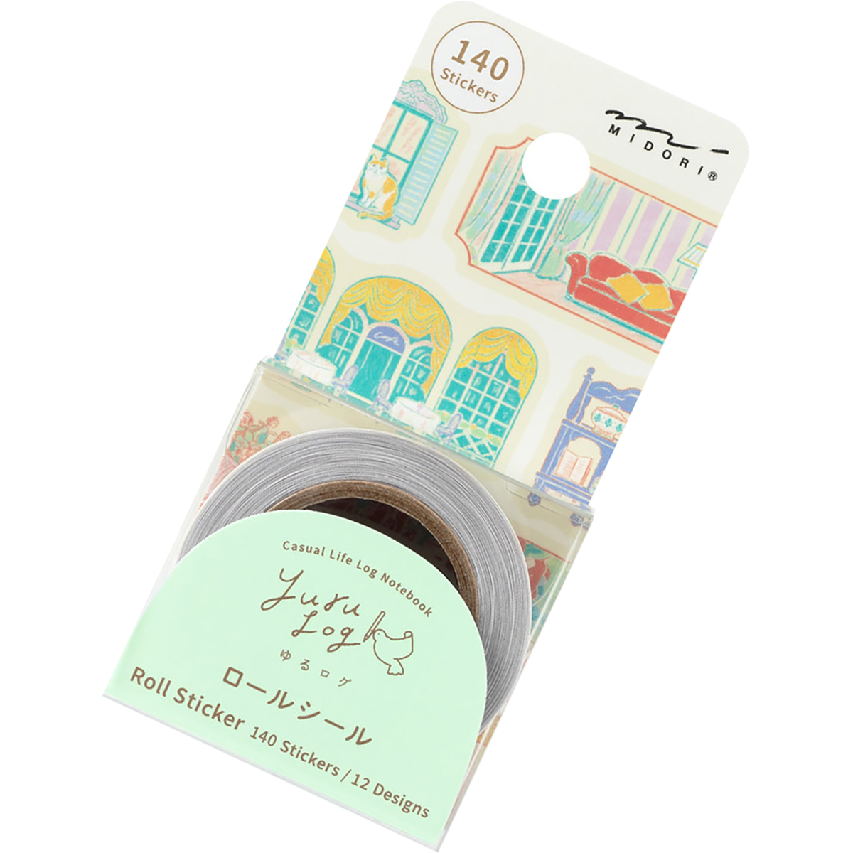 Midori Roll Sticker - Yuru Log Window Views