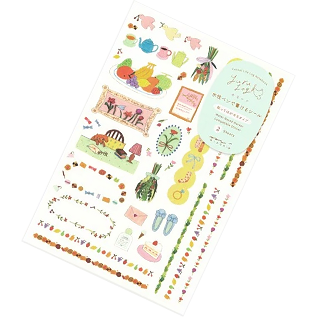 Midori Sticker Sheet - Yuru Log My Life