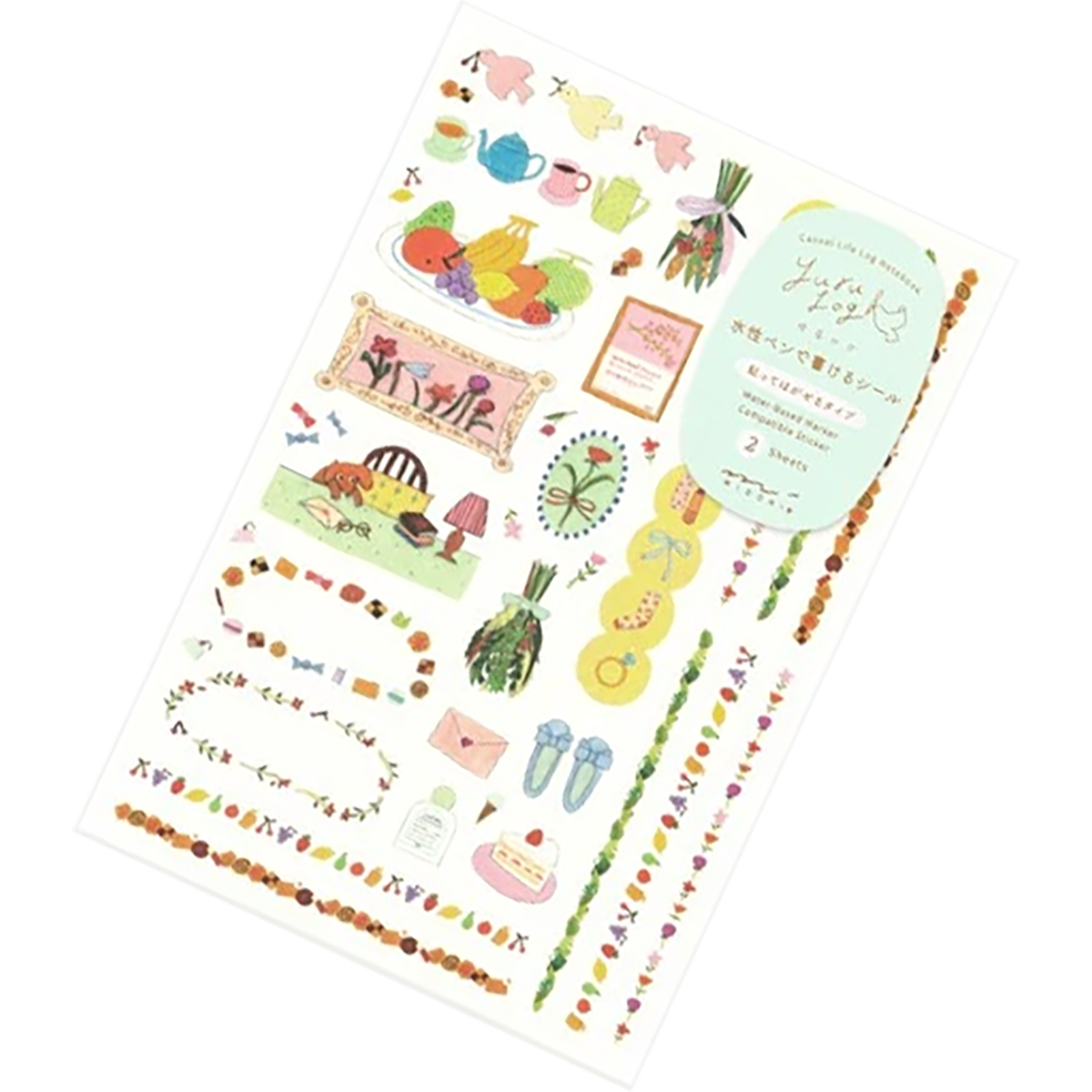 Midori Sticker Sheet - Yuru Log My Life