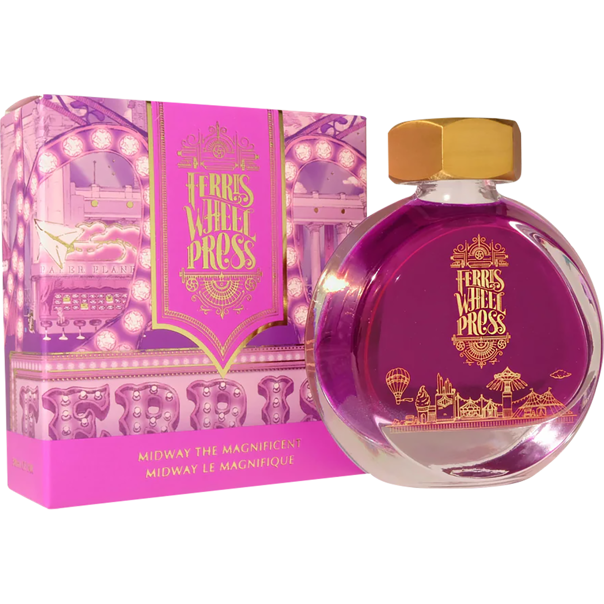 Ferris Wheel Press Ink Bottle - Midway the Magnificent - 38ml - Pen Boutique Ltd