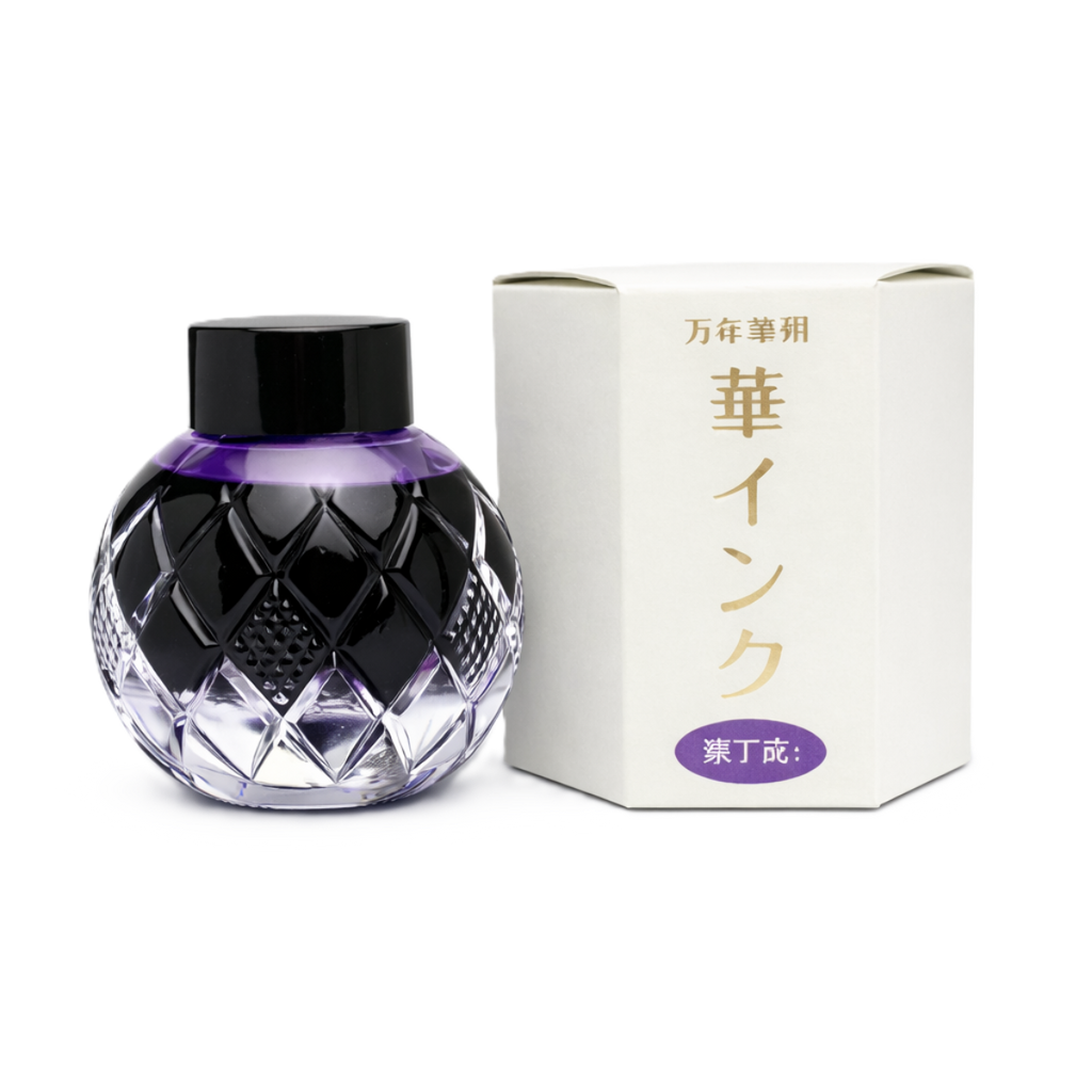 Mitasanshodo Botanical Flower Ink Bottle - Lilac - 55ml-Pen Boutique Ltd
