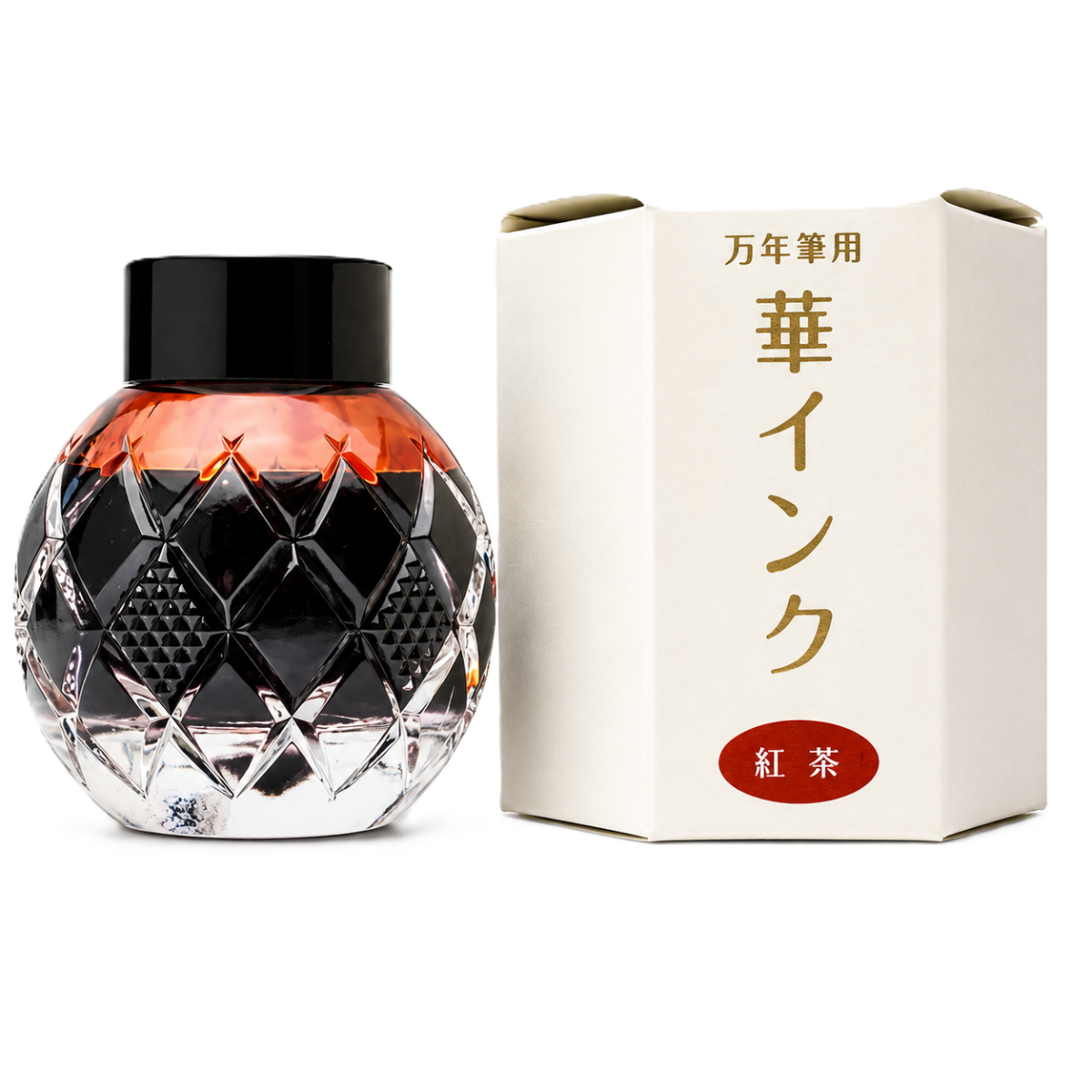 Mitasanshodo Botanical Flower Ink Bottle - Tea- 55ml-Pen Boutique Ltd