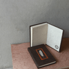 Monk Paper Hard Cover Journal - Walnut - Pen Boutique Ltd