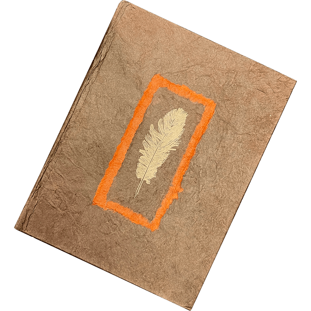 Monk Paper Hard Cover Journal - Walnut - Pen Boutique Ltd