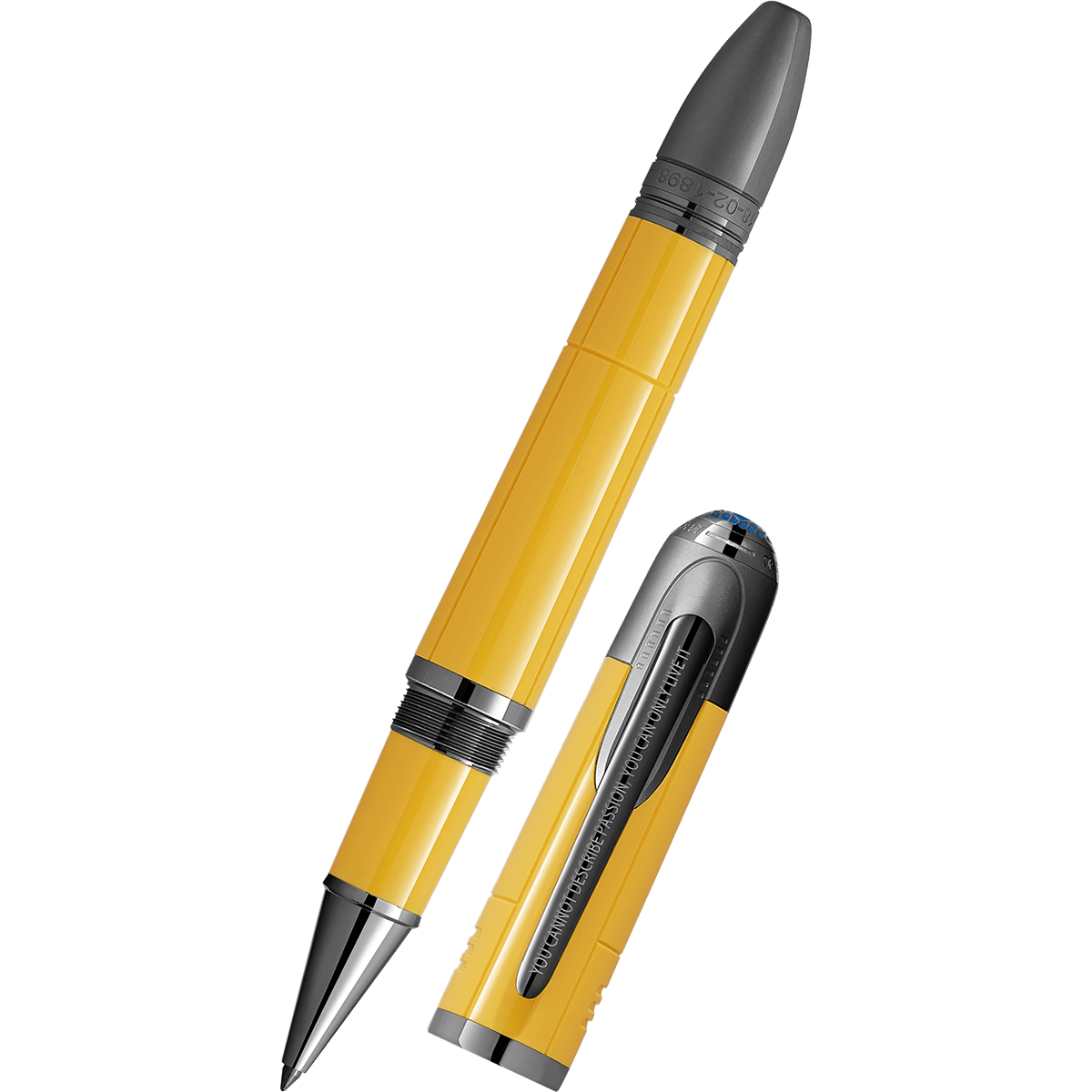 Montblanc Great Characters Rollerball Pen - Special Edition - Giallo Modena Enzo Ferrari - Pen Boutique Ltd