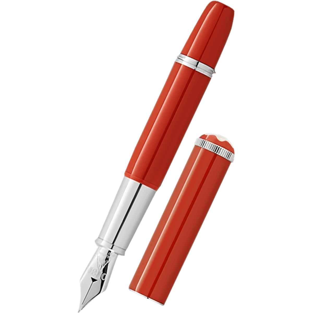 Montblanc Heritage Fountain Pen - Rouge et Noir - Baby Coral (Special Edition 2025) - Pen Boutique Ltd