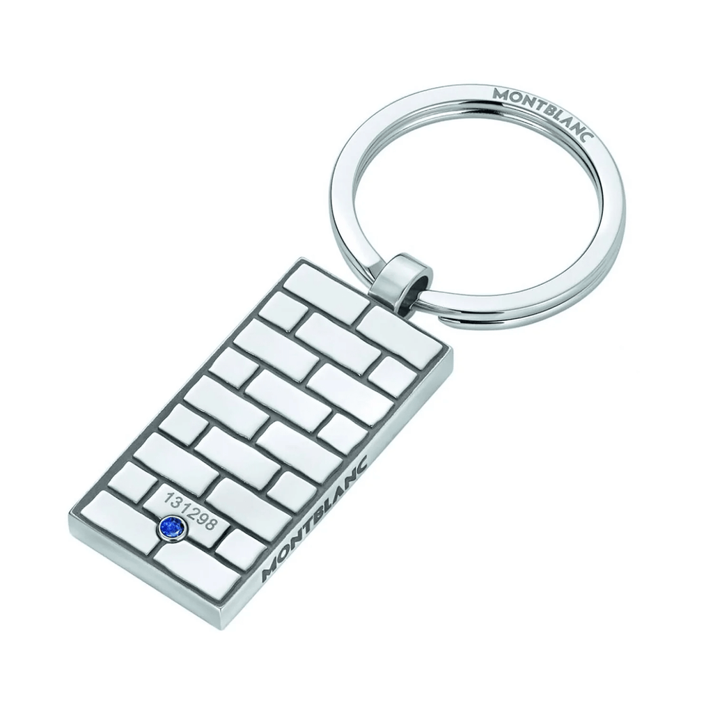 Montblanc Key Ring 2023 - Blue Sapphire - Stainless Steel - Pen Boutique Ltd