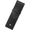 Montblanc Meisterstuck 2 Pen Pouch - Black - Pen Boutique Ltd