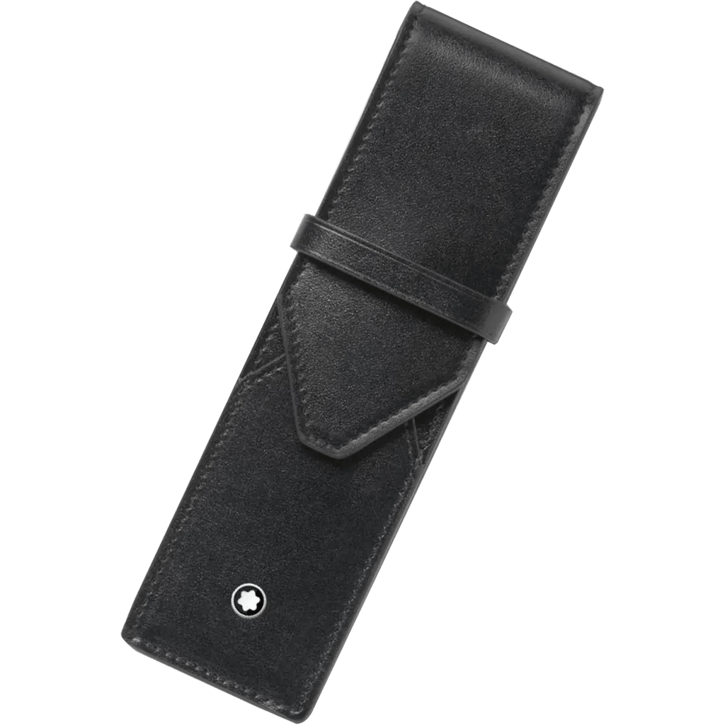 Montblanc Meisterstuck 2 Pen Pouch - Black - Pen Boutique Ltd