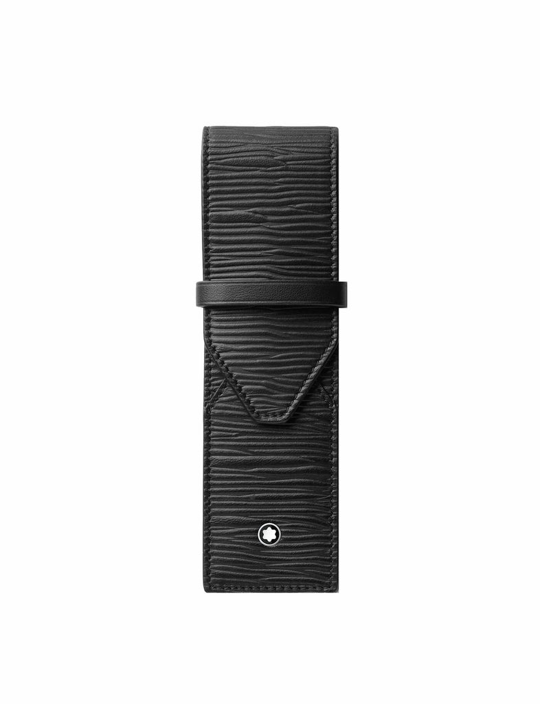 Montblanc Meisterstuck 4810 2 Pen Pouch - Black - Pen Boutique Ltd