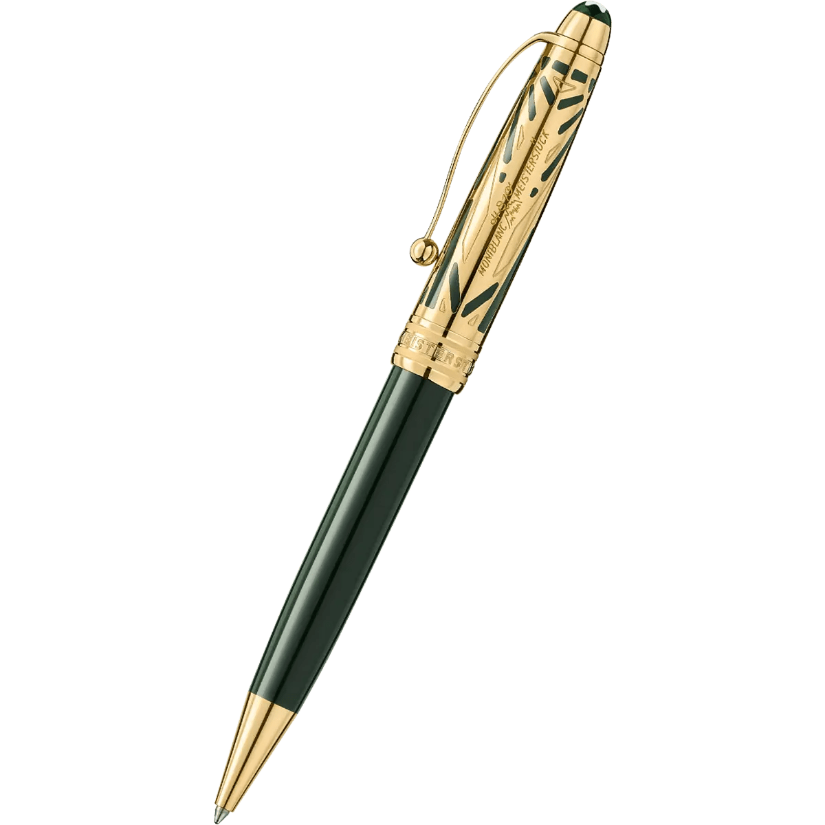 Montblanc Meisterstuck Ballpoint Pen - 164 The Origin Green - Doue - Pen Boutique Ltd