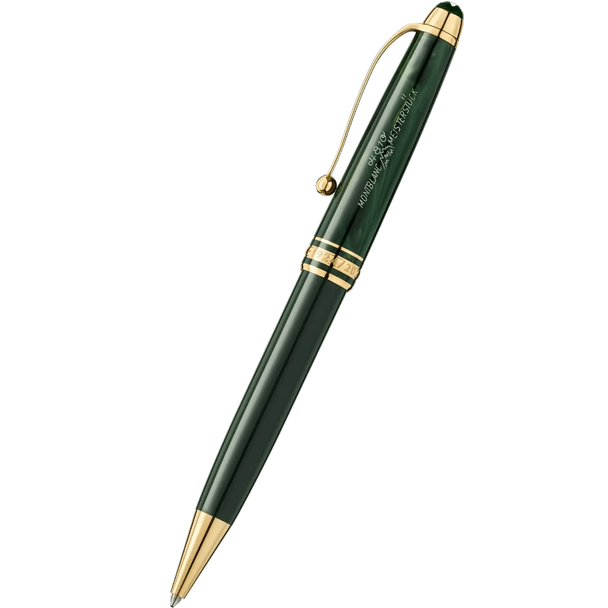 Montblanc Meisterstuck Ballpoint Pen - 164 The Origin Green - Pen Boutique Ltd