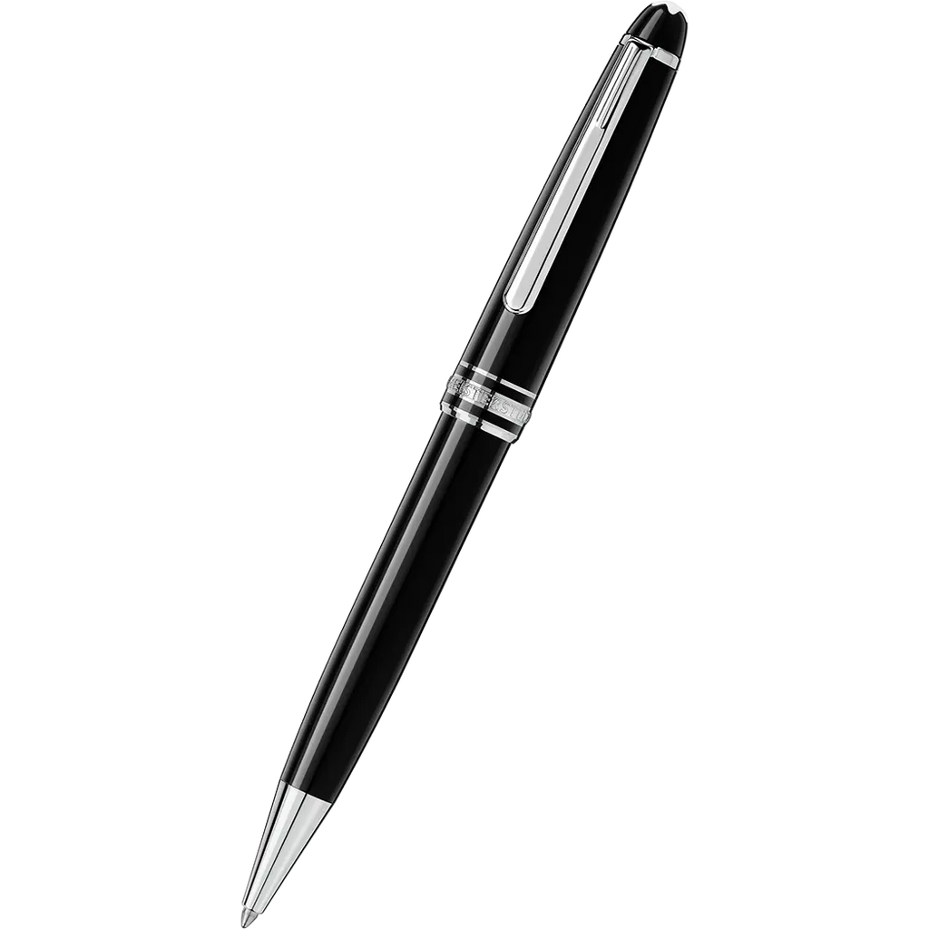 Montblanc Meisterstuck Ballpoint Pen - Black - Platinum - Classique-Pen Boutique Ltd